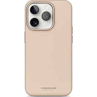 Vonmählen iPhone 16 Pro Like Leather Bagside Cover - MagSafe Kompatibel - Cream