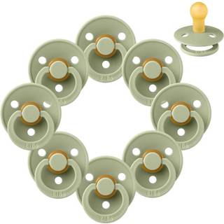 BIBS Rund Colour Sut - Sampak - 8 stk. - Str. 1 - Sage