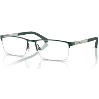 Emporio Armani Mand EA1041 3017 Optiske stel Metal Grøn Transparent Firkantet Normal