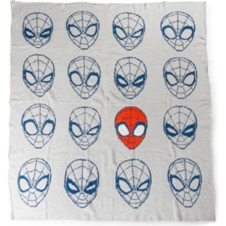 Marvel Spiderman Feather Knit Fluffy Throw Tæppe - Grå fuzzy tæppe måler 50 x 60 tommer super blød lette sengetøj