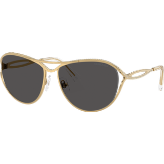 Swarovski Kvinde SK7028 400487 Solbriller Metal Guld Grå Pilot Normal