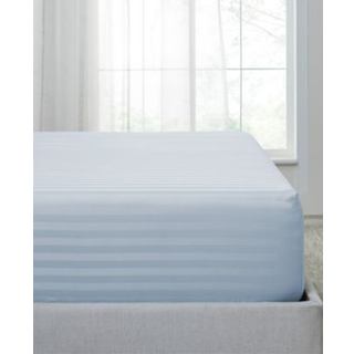 Californiens design den luksus bomuldssaten damask stribe king size monteret ark - blød 100% bomuldssaten dyb lomme bund monteret ark hotel kvali