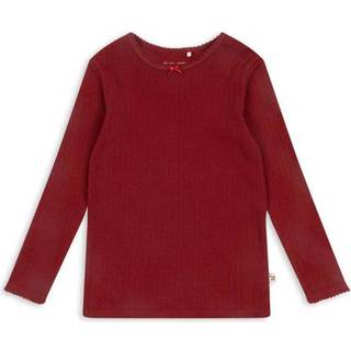 Konges Sløjd Minnie Bluse Gots Red Dahlia 9 months  Rød  9 måneder  kvinde