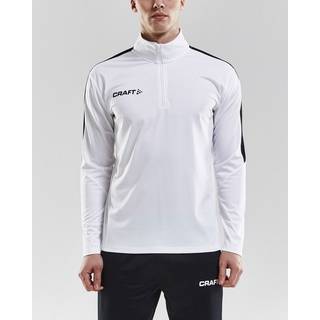 Craft - Progress Halfzip LS Tee Maend - White 3XL