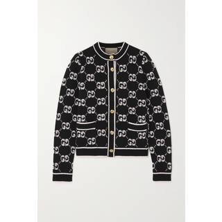 Gucci GG jacquard wool bouclÃ© cardigan - multicoloured - S
