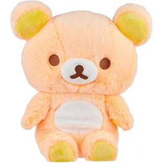 Rilakkuma San -X Original Long Pile Sherbet Series Plush - Orange - 15 -tommer