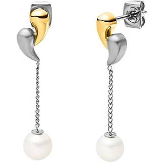 Boccia 05087-02 Damen-Ohrhänger Titan Zweifarbig mit Perle