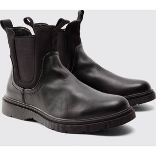Mens Black Track Boot