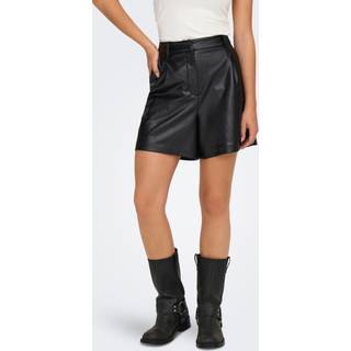 Onlpenny Regular Fit Imiterede Lædershorts - S