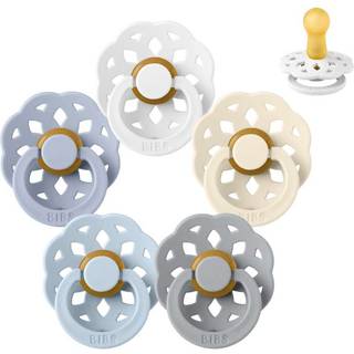 BIBS Rund Boheme Sut - Sampak - 5 stk. - Str. 2 - Soft and Clear
