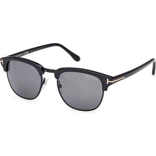 TOM FORD Mand FT0248 HENRY 01D Solbriller Acetat Sort Røg Firkantet Polariseret