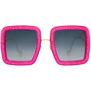 Anna-Karin Karlsson BEAMING SKY Hot Lyserød 52 Solbriller Kvinder Lyserød - Hot Pink with Swarovski Crystals - 52mm