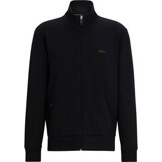 BOSS BOSS Black Zip Up Collar Pocket Jersey Sweatshirt