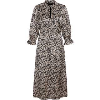 Bruuns Bazaar Women Floretbbclarena Dress Dress Bbw4310 Sand Black (36)