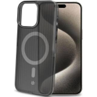 Celly Magsuit MagSafe-kompatibelt skal iPhone 16 semi-transparent Svart