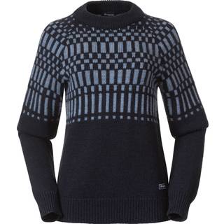Bergans Nordmarka Merino Jumper Dame Navy Blue/Husky Blue M