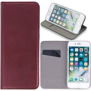 Flip-etui med stativ til iPhone 16 Pro Max - Vinrød