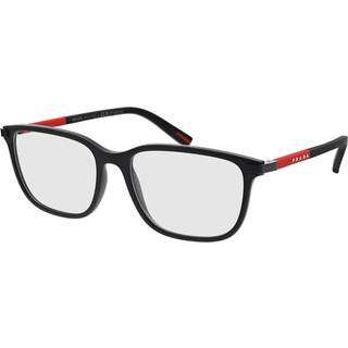 Prada Linea Rossa PS 02RV DG01O1 56 Briller Mænd Black - Black Rubberized Effect - 56mm