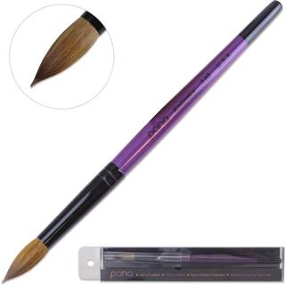 Profession Purple Wood Kolinsky Akryl Negleb?rste (St?rrelse: 6 8 10 12 14 16 18 20 & 22) PANA Brand High End Quality 100% Pure Kolinsky Hair (St