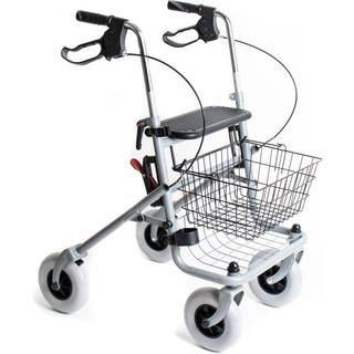Basis rollator med kurv og bakke