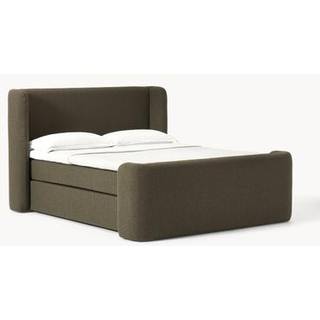 Bouclé Boxspring seng Perla