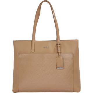Logo Tote Bag - Beige - One Size