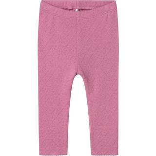 NAME IT Hulmønster Leggings Silla Mauve Orchid
