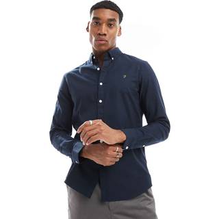 Farah Brewer Slim Fit Shirt Black