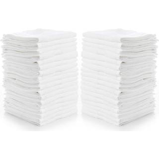 Simpli-Magic Cotton Washcloths White 40 Pack St?rrelse: 12ax12a