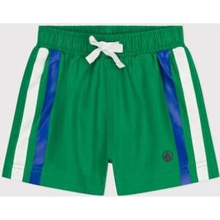 Petit Bateau Badebukser Med Striber Grøn 12 Months  Grøn  12 måneder  mand