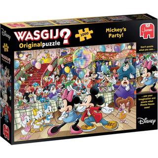 SÆRTILBUD Puslespil Wasgij Original Disney "Mickey's Party!" 1000 Brikker