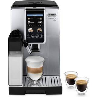 De'Longhi Dinamica Plus ECAM380.85.SB Automatisk kaffemaskine Sølv/sort