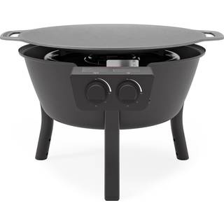 Muurikka gasbrænder med ben, sort, Ø48 cm