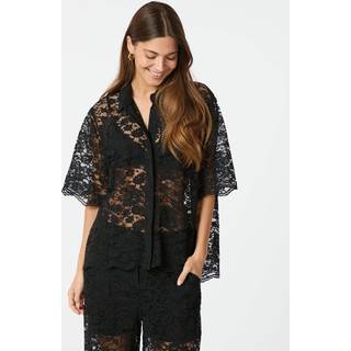 Neo Noir Lamari Lace Skjortebluse - Sort - str. 34
