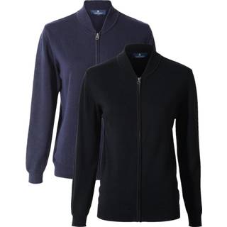CC55 50160 stockholm women's cardigan bomber zip Dame Dark Navy XS