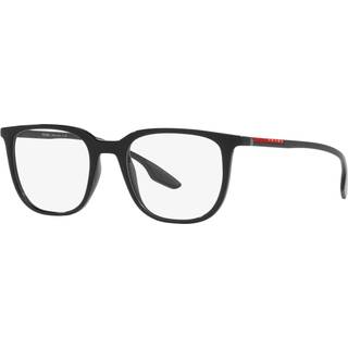 Prada Linea Rossa Mand PS 01OV 1AB1O1 Optiske stel Nylon Sort Transparent Pillow Normal