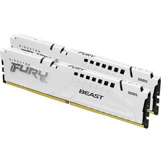 Kingston FURY Beast DDR5-6000 - 32GB - CL36 - Dual Channel (2 pcs) - AMD EXPO - Hvid