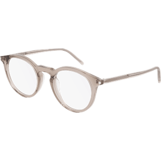 Saint Laurent SL 347 004 48 Briller Mænd Brun - Transparent Brown - 48mm
