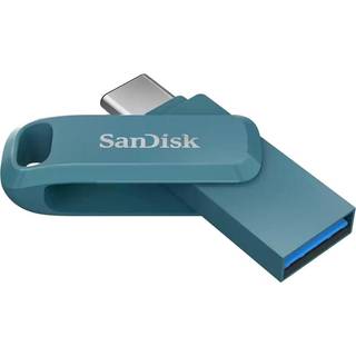SanDisk Ultra Dual Drive Go - Mørkeblå - 512GB - USB Stick