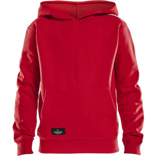 Craft 1906974 community hoodie jr Børn / Sportshoodie / Hoodie BRIGHT RED 122/128
