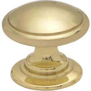 Beslag Design 24466 knop, Ø25 mm, poleret messing