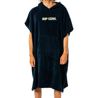 Rip Curl Icons Hooded Badeponcho - Sort