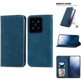 Xiaomi 14T Pro lædercover med kortholder og standerfunktion