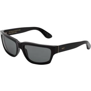 Retrosuperfuture Unisex 8VS Thelonius Black Solbriller Acetat Sort Sort Firkantet Normal