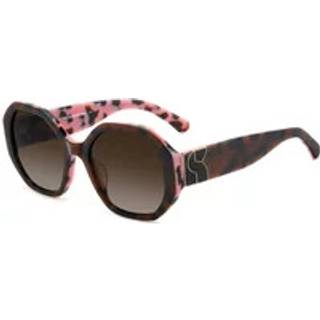 Kate Spade KS Flynnie/G/S Asian Fit 0B0/HA 54 Solbriller Kvinder Tortoiseshell - Dark Brown Tortoise On Pink Tortoise - 54mm