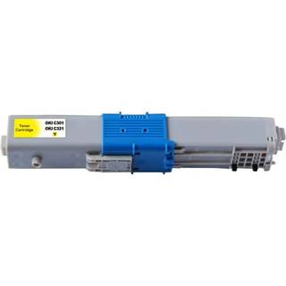 OKI 44973533 gul toner 1.500 sider OKI C301 alternativ