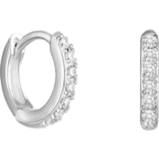Simply Silver Simply Silver Kubiske Zirkonia Mini Hoops Øreringe