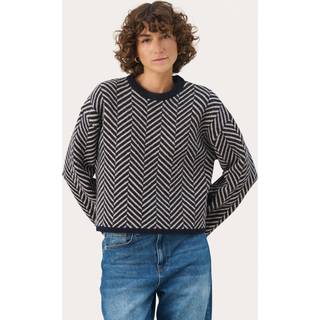 Part Two LeslyPW Pullover - Blå - Str XXL - Damer