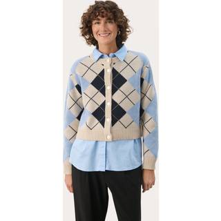 Part Two Lylahpw Ca Strik 30309296 French Oak Blue Check (LARGE)