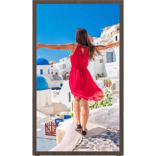 Sandstrøm Frameo FHD WiFi 21,5" digital fotoramme (brun)